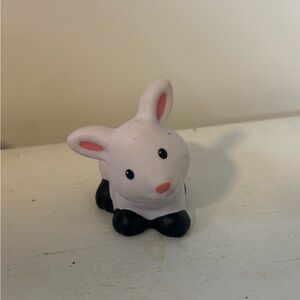 Vintage Fisher Price Little People bunny white